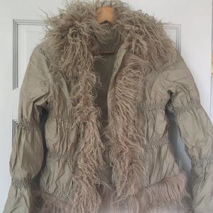 Faux Fur Down Jacket